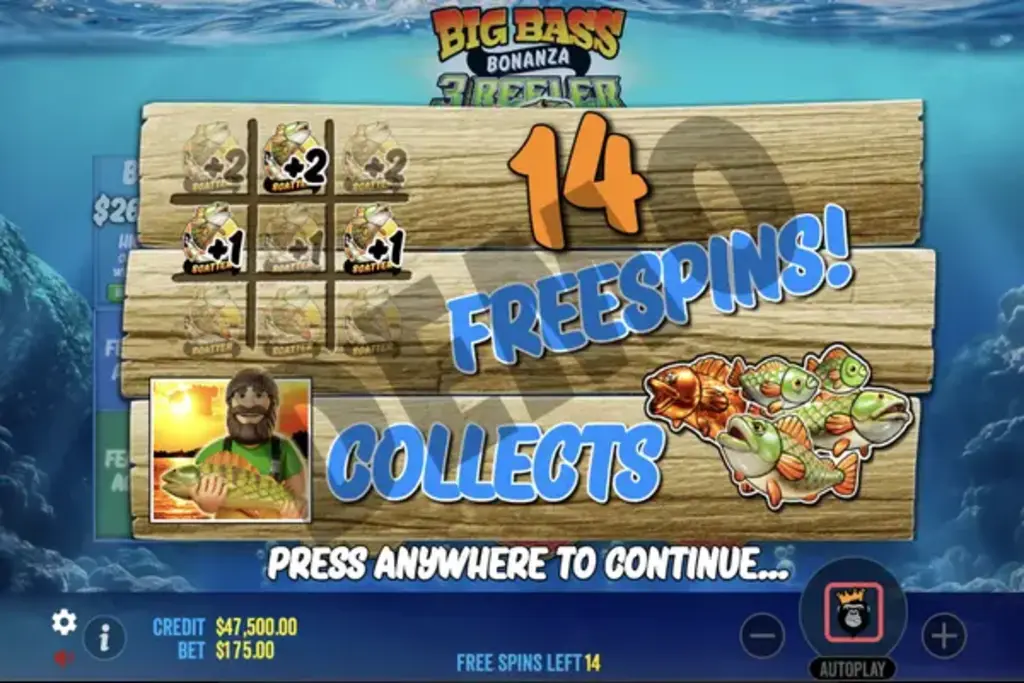 Big Bass Bonanza 3 Reeler Freespin
